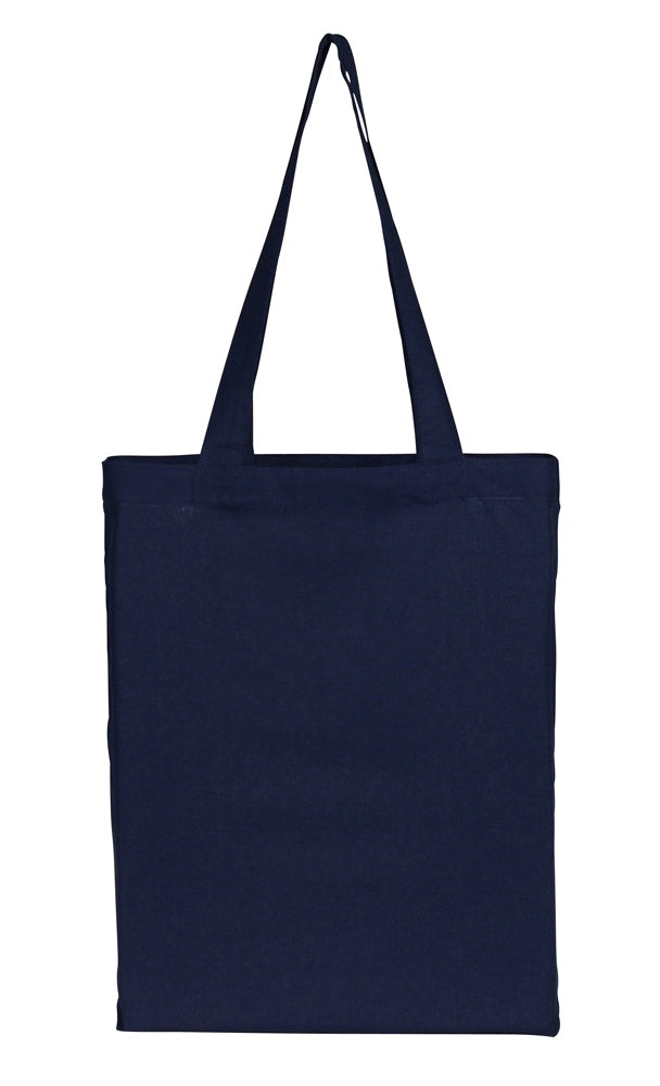 Cotton Tote With Base Gusset Only - Navy - CTN-TT-NV-BTM | Navy